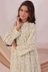 Best Women's Chiffon Printed Dress - Wear Ochre -