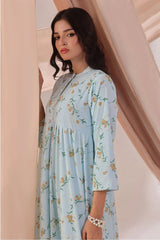 Best Women's Chiffon Printed Dress - Wear Ochre -