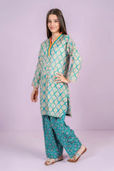 Ochre Clothing Stitched 2 Piece Digital Printed Cotton Lawn Kids Suit-OCH-CLP2P-16