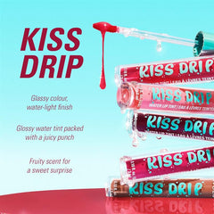 Makeup Revolution - Kiss Drip Water Lip Tint Peach Fizz