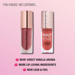 Makeup Revolution - Pout Bomb Plumping Gloss Espresso Cool Nude