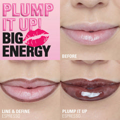 Makeup Revolution - Pout Bomb Plumping Lip Liner Espresso Cool Brown
