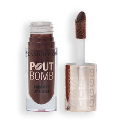 Makeup Revolution - Pout Bomb Shimmer Gloss Chocolate Sparkle