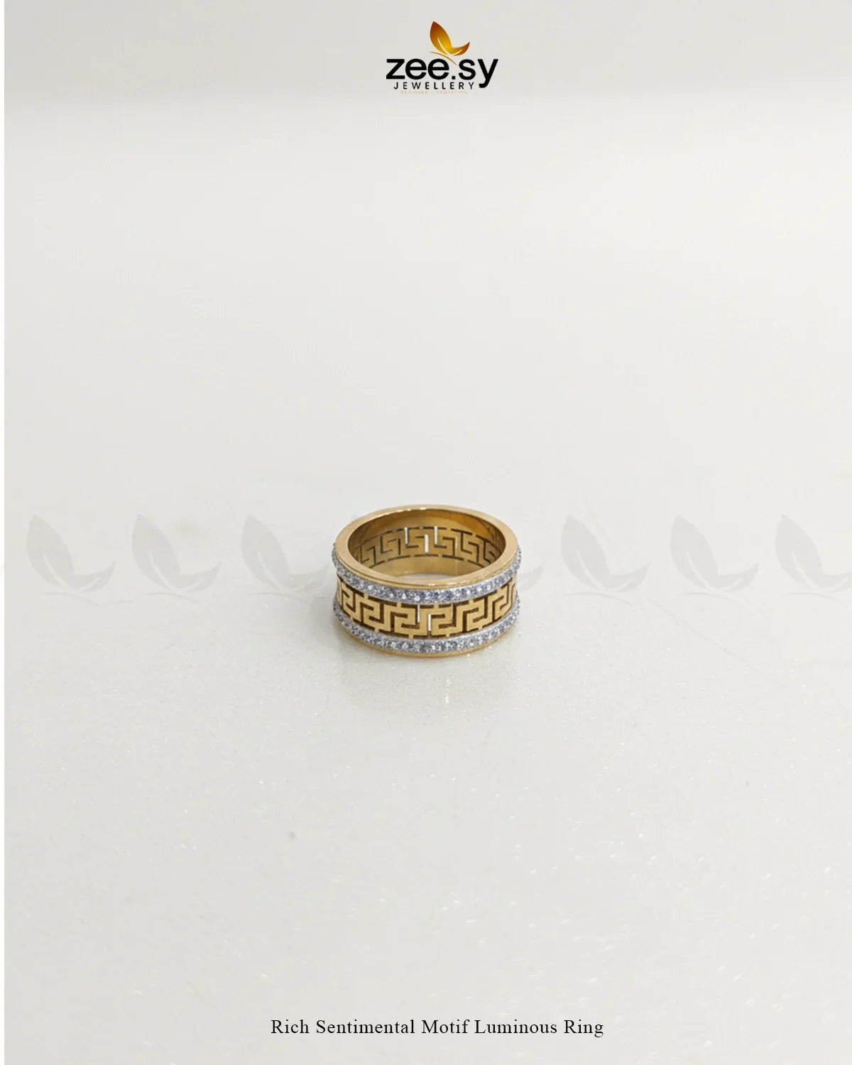 Rich Sentimental Motif Luminous Ring - Zeesy Jewellery