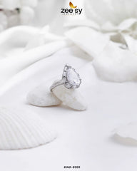 Ring-8305 Silver - Zeesy Jewellery