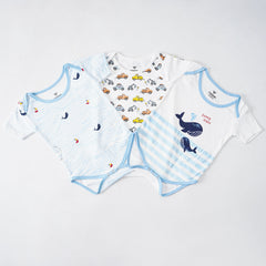 Kjunction Infant Unisex Romper (Pack of 3)