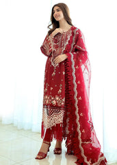 Sardinia Unstitched 3 Piece Lawn Collection-Rosabel - Kinza Hashmi