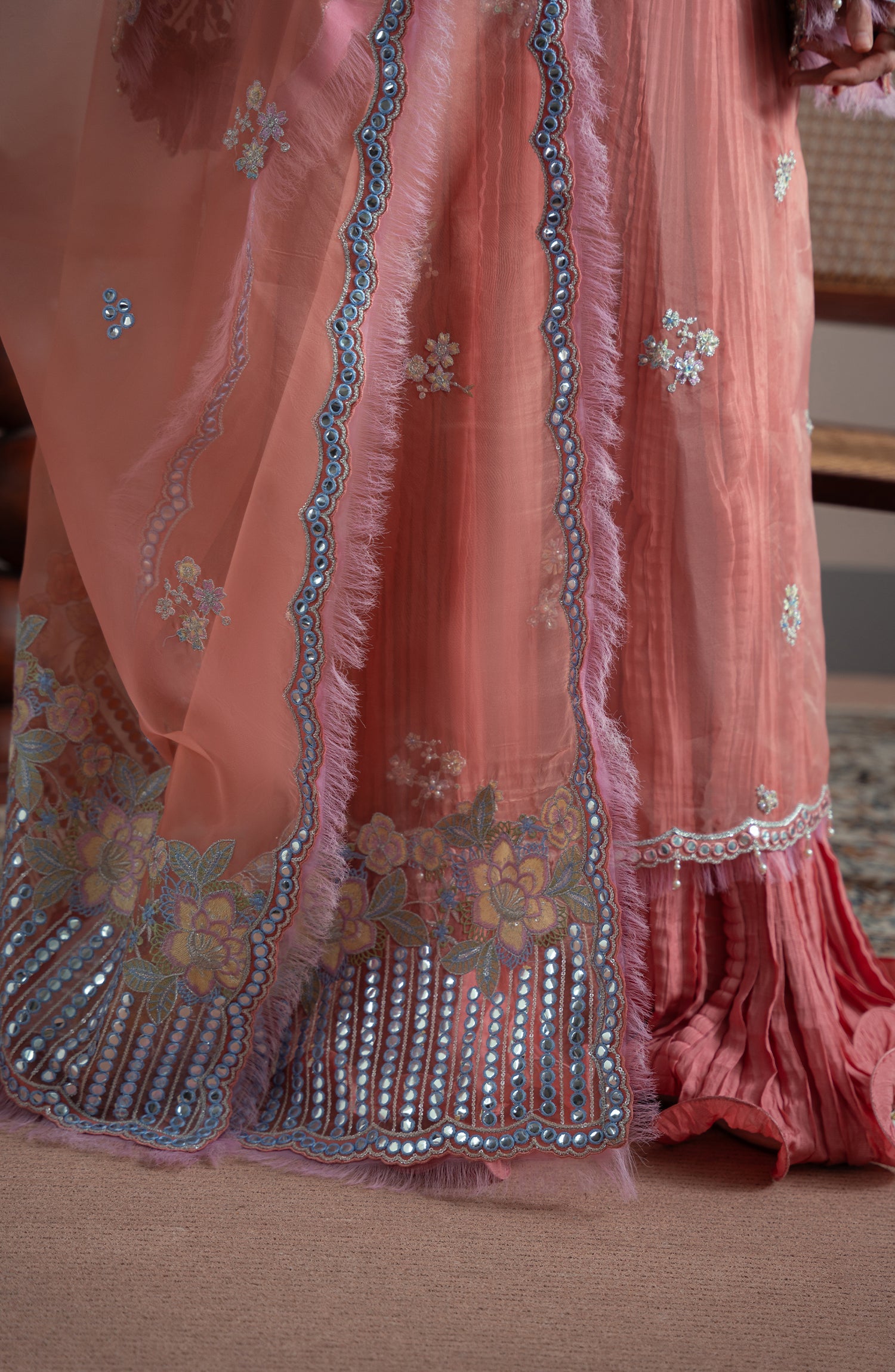 Elvin By Fabiha Fatima Unstitched 3 Piece Formals Collection'2025-Roselle