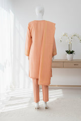 Royal Jacquard By Almeerah Unstitched 3 Piece Doria Brochia Jacquard Suit-Rosewood Glow