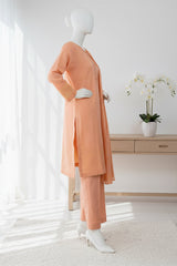 Royal Jacquard By Almeerah Unstitched 3 Piece Doria Brochia Jacquard Suit-Rosewood Glow