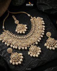 Royal Heritage Kundan Bridal Set - Zeesy Jewellery