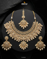 Royal Heritage Kundan Bridal Set - Zeesy Jewellery
