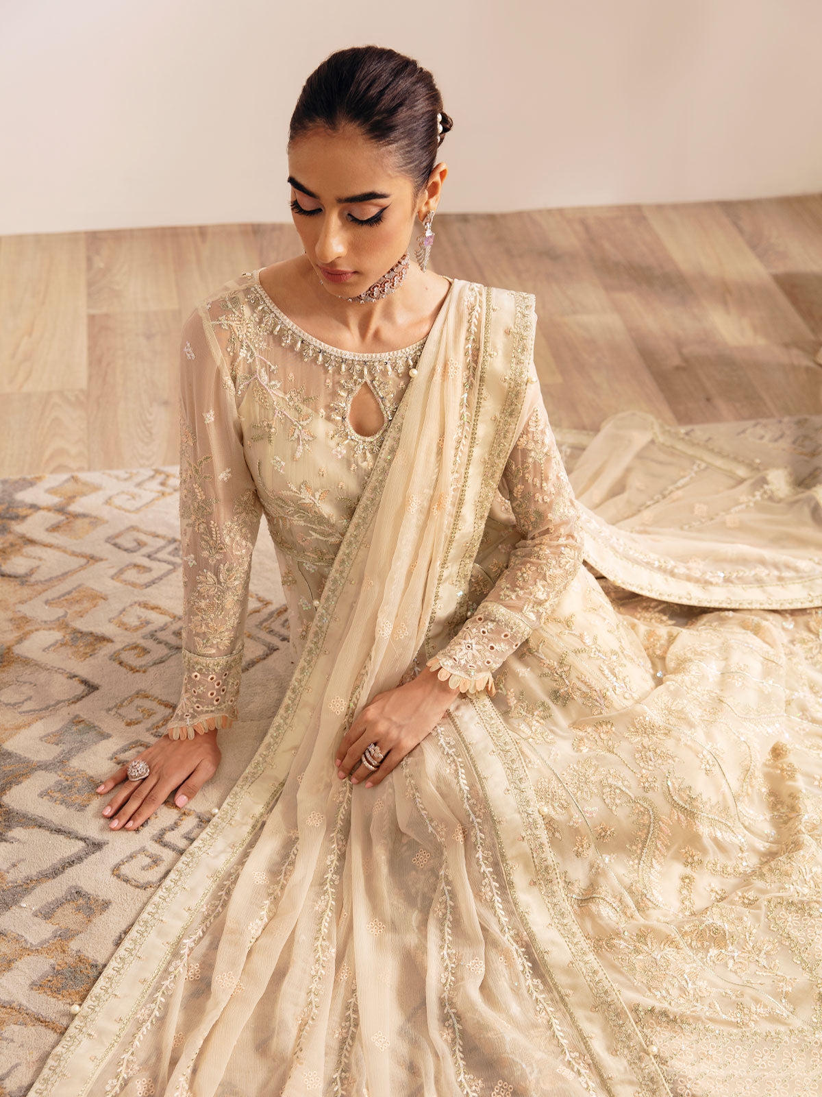 Gulaal Unstitched 3 Piece Emb Chiffon Vol-01 Collection'2023-Royale GL-EC-23V1-01