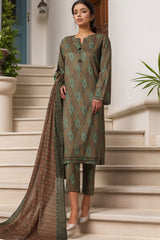 Rozaana by Hz Stitched 3 Piece Cambric Collection'2025-CAP-3P-801