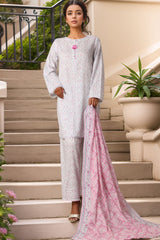 Rozaana by Hz Stitched 3 Piece Cambric Collection'2025-CAP-3P-807