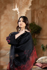 Monochrome By Inara Stitched 3 Piece Winter Collection'2026-RUBBY DR-02