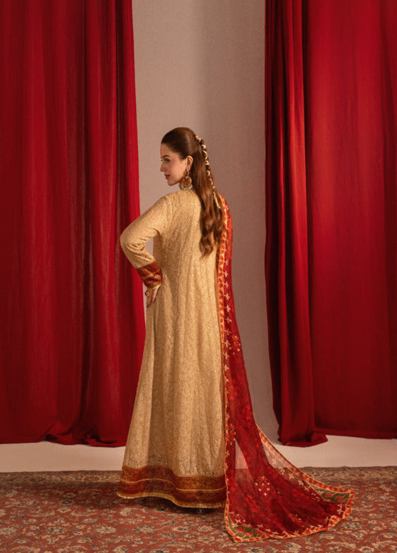 Zaaviay Stitched 3 Piece Luxury Formals Collection'2025-Ruby Charm