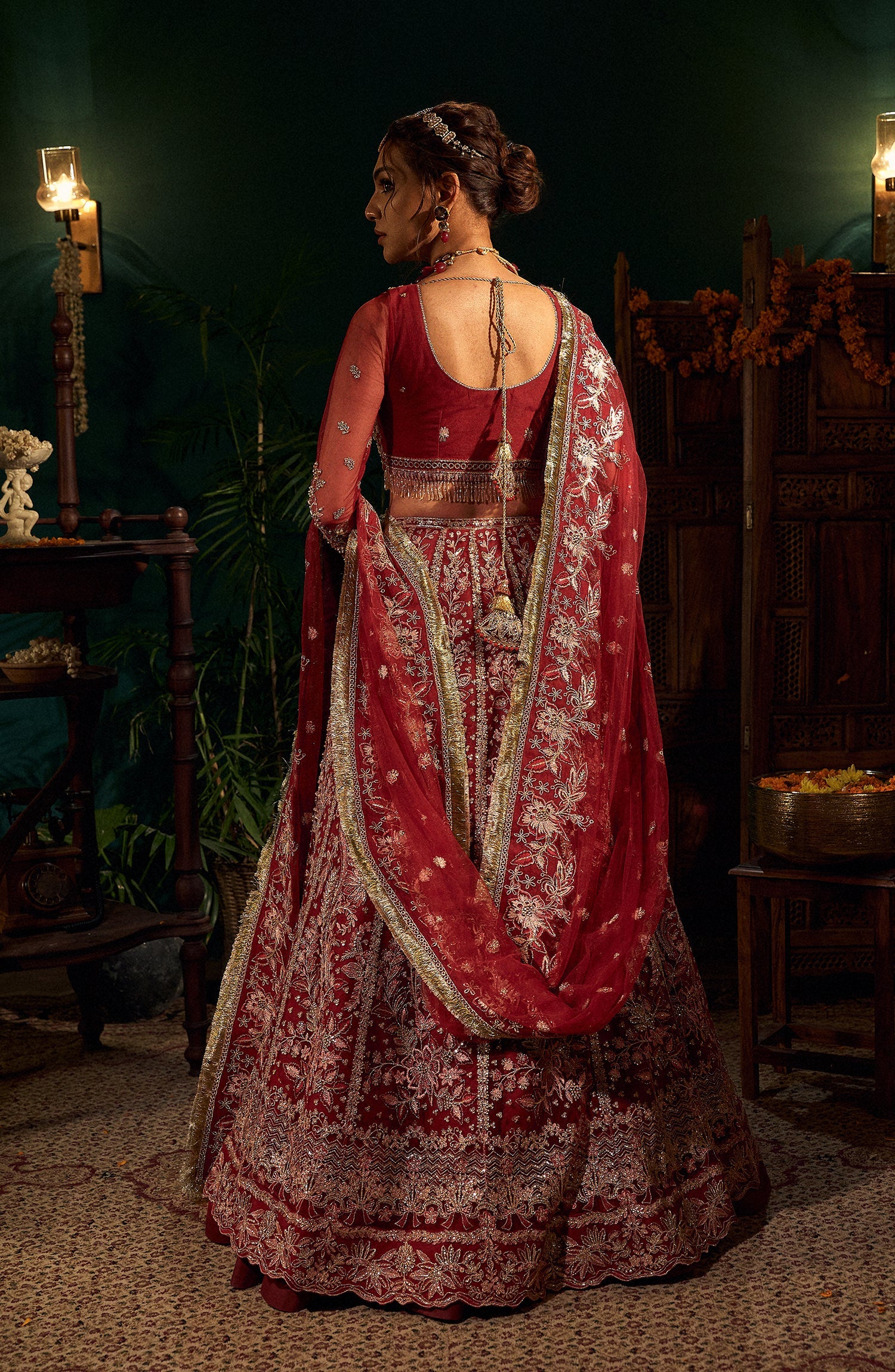 Mehar O Maah By Fabiha Fatima Unstitched 3 Piece Formals Collection'2025-Ruby