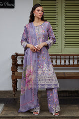 Saffira By Gulaal Unstitched 3 Piece Luxury Lawn Collection'2025-Miaa