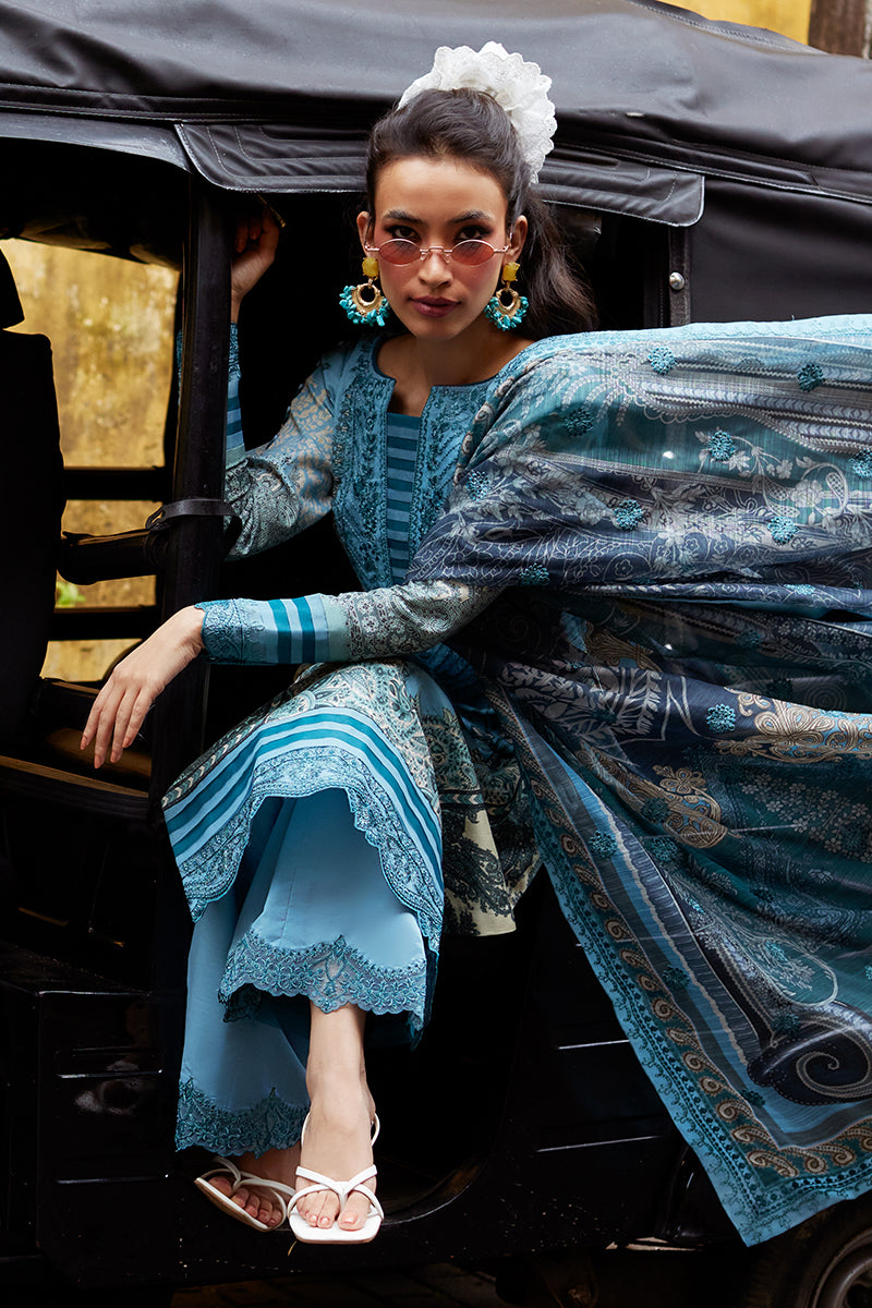 Saffira By Gulaal Unstitched 3 Piece Luxury Lawn Collection'2025-Inayah