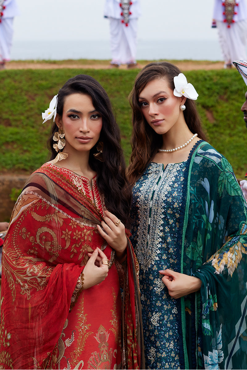 Saffira By Gulaal Unstitched 3 Piece Luxury Lawn Collection'2025-Chloe