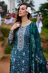 Saffira By Gulaal Unstitched 3 Piece Luxury Lawn Collection'2025-Chloe