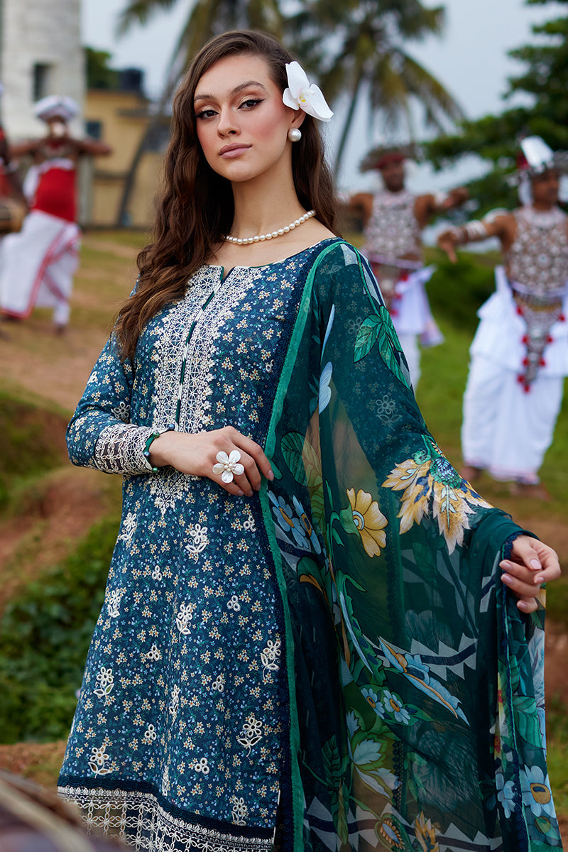Saffira By Gulaal Unstitched 3 Piece Luxury Lawn Collection'2025-Chloe