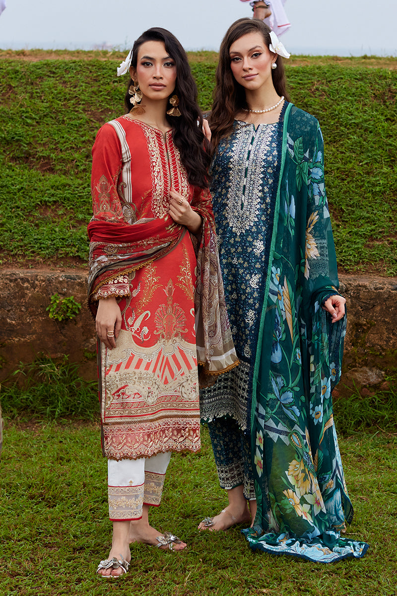 Saffira By Gulaal Unstitched 3 Piece Luxury Lawn Collection'2025-Chloe
