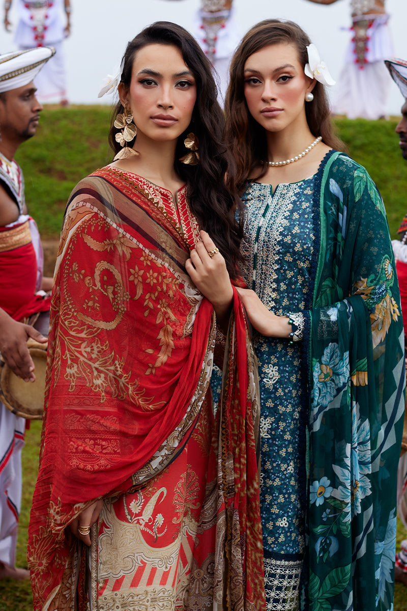 Saffira By Gulaal Unstitched 3 Piece Luxury Lawn Collection'2025-Chloe