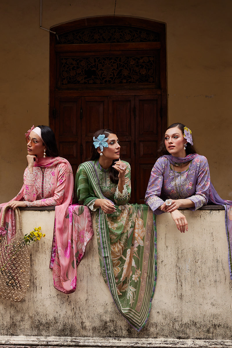 Saffira By Gulaal Unstitched 3 Piece Luxury Lawn Collection'2025-Nora
