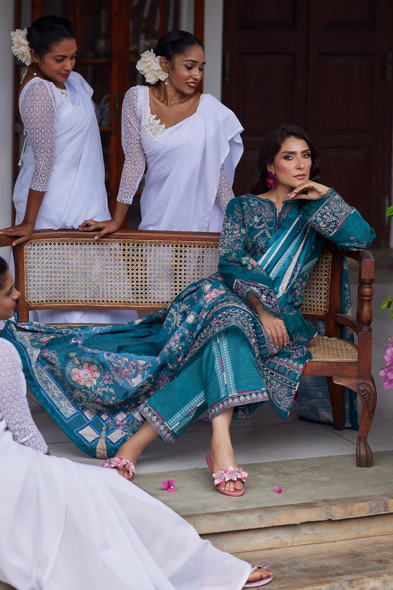 Saffira By Gulaal Unstitched 3 Piece Luxury Lawn Collection'2025-Camila
