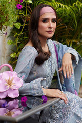 Saffira By Gulaal Unstitched 3 Piece Luxury Lawn Collection'2025-Carla