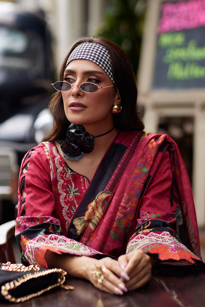 Saffira By Gulaal Unstitched 3 Piece Luxury Lawn Collection'2025-Amelia