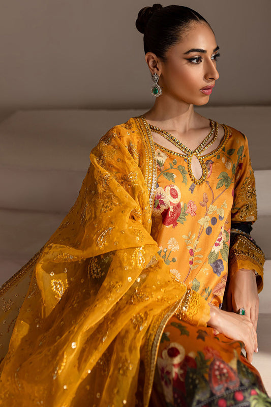 The Silk By Nureh Unstitched 3 Piece Emb Silk Collection'2024-S-14