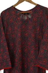 Amna Ali Nawaz Stitched Lawn Shirt With Monarch Dupatta-SAMEEN