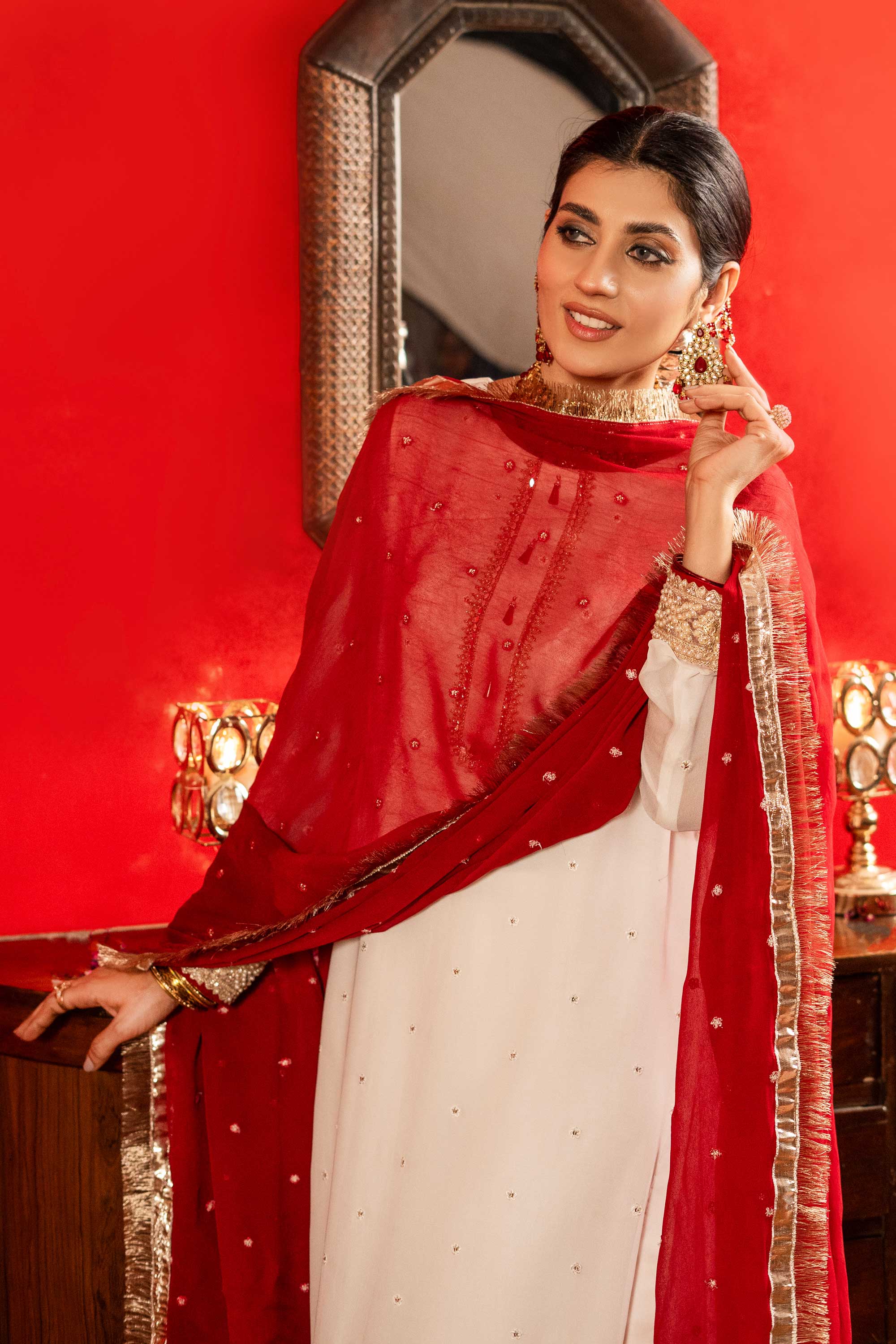 Aayra Stitched Formals Collection'2025-AY502 - Ceramic 3Pc