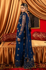Aayra Stitched Formals Collection'2025-AY596 - Celestial Sapphire 3Pc