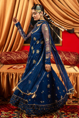 Aayra Stitched Formals Collection'2025-AY596 - Celestial Sapphire 3Pc