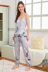 Studio By Arj She's Inn Flair Silky Satin Night Dress For Women and Girls 7 Piece Night Wear- Silky Satin Womens Pajama Sets Button Down Sleepwear Loungewear - Night Dress Nighty with Shirt and Trouser by Mid Night Vibes