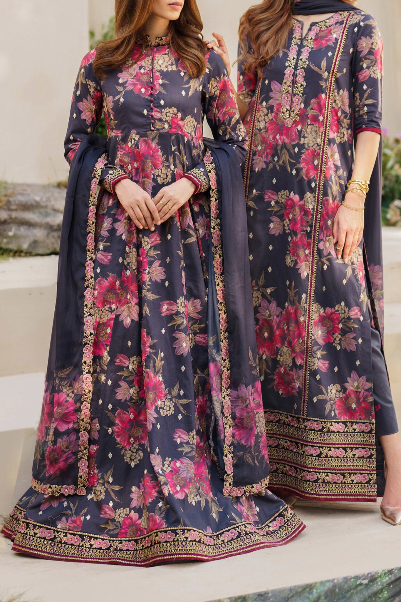 Iznik Unstitched 3 Piece Festive Embroidered Lawn Collection'2024-SFL-12