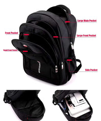 Swissgear Men Laptop Backpack Black - Bag X