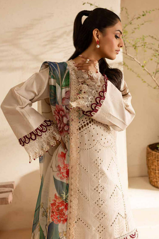 The Summer Garden By Parishay Unstitched 3 Piece Emb Lawn Collection-SG-06