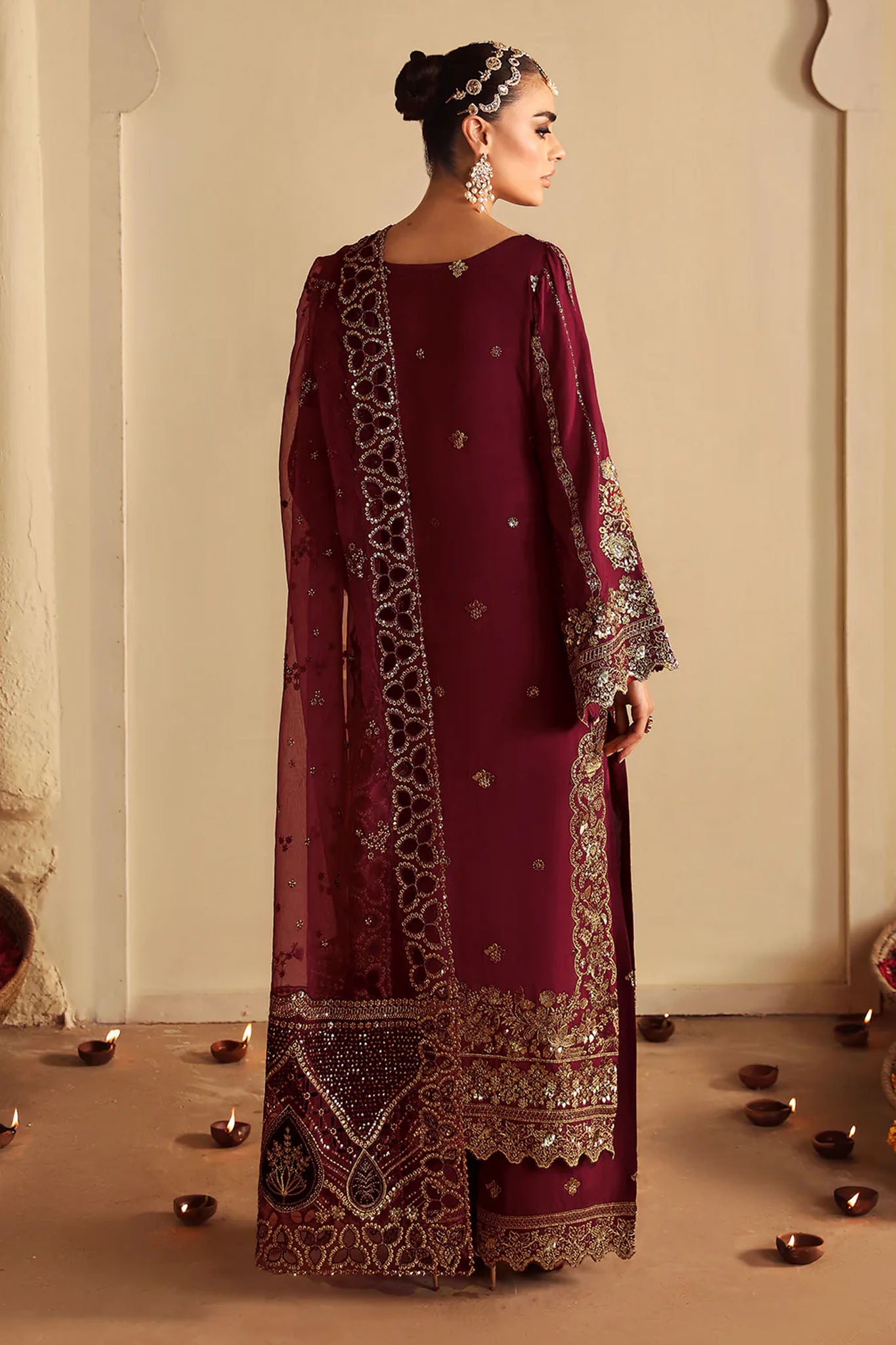Shagna by Ramsha Unstitched 3 Piece Premium Raw Silk Collection'2025-S-04-Roshan