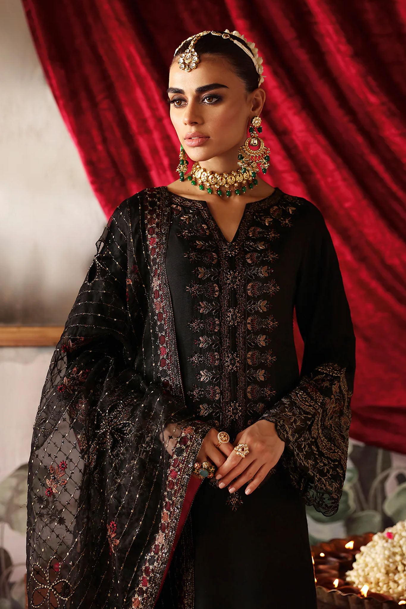 Shagna by Ramsha Unstitched 3 Piece Premium Raw Silk Collection'2025-S-05-Zareen