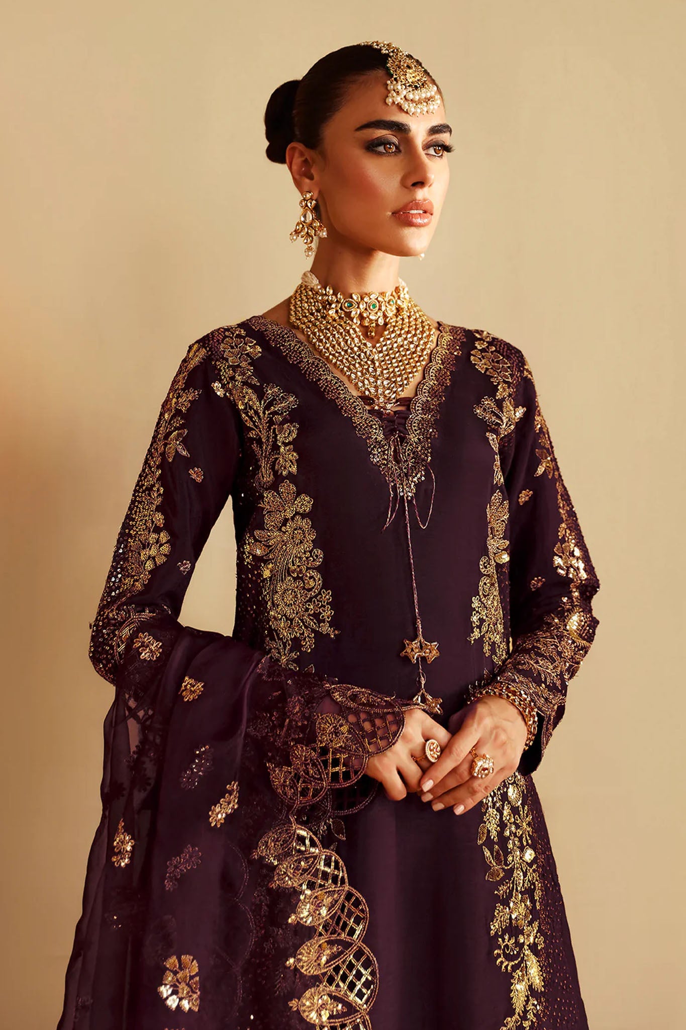 Shagna by Ramsha Unstitched 3 Piece Premium Raw Silk Collection'2025-S-06-Khusbhu
