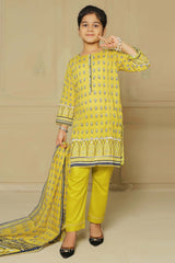 Shifa Girls by Suntex Fabrics Pret Kids Collection'2023-SH-2325-Yellow