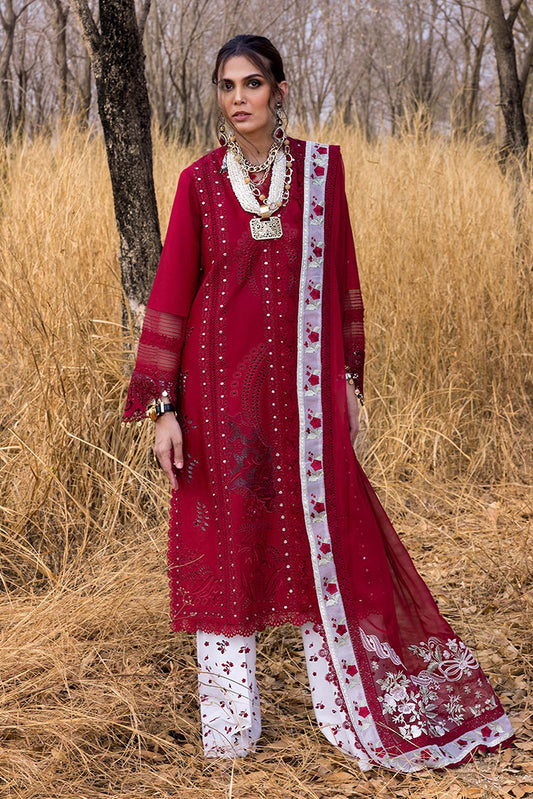 Saira Shakira Unstitched 3 Piece Luxury Lawn Collection'2025-SHAMS-A