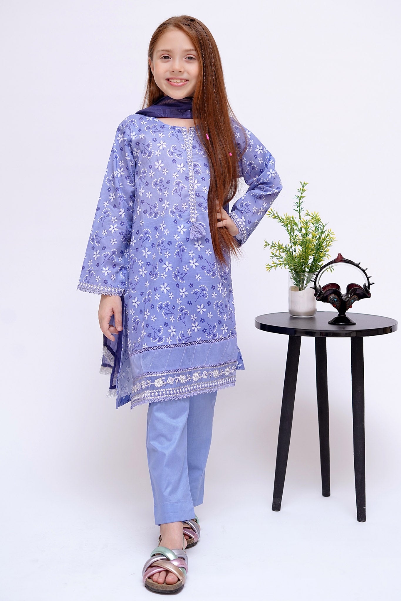 Shanzey Stitched 3 Piece Mid Summer Emb Lawn Collection'2024-SHK-2803