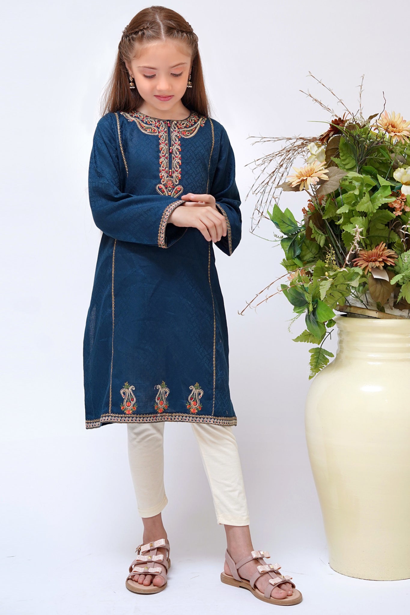 Shanzey Stitched Jacquard Kurti Vol-29 Collection'2024-SHK-2901