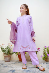 Bahar E Eid by Shanzey Stitched 3 Piece Festive Emb Cotton Collection-SHK-3623